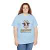 "Shavuot: When Dairy is King" Crowned Cow T-Shirt - Image 15
