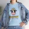 "Shavuot: When Dairy is King" Crowned Cow T-Shirt - Image 23