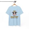 "Shavuot: When Dairy is King" Crowned Cow T-Shirt - Image 7