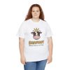 "Shavuot: When Dairy is King" Crowned Cow T-Shirt - Image 42