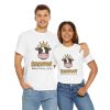 "Shavuot: When Dairy is King" Crowned Cow T-Shirt - Image 51