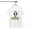 "Shavuot: When Dairy is King" Crowned Cow T-Shirt - Image 34
