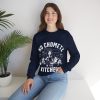 No Chometz in the Kitchen, Pesach Humor, Passover Crewneck Sweatshirt - Image 33