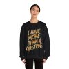 Passover 4 Questions Crewneck Sweatshirt - Image 4