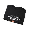King Achashverosh, Purim, Chess King, Crewneck Sweatshirt - Image 3