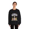 Queen Esther, Purim, Chess Queen, Crewneck Sweatshirt - Image 4