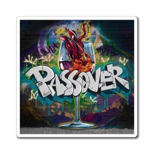 Graffiti-Style Passover Celebration Magnet
